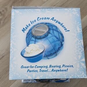 Blue Ice Cream Maker Ball